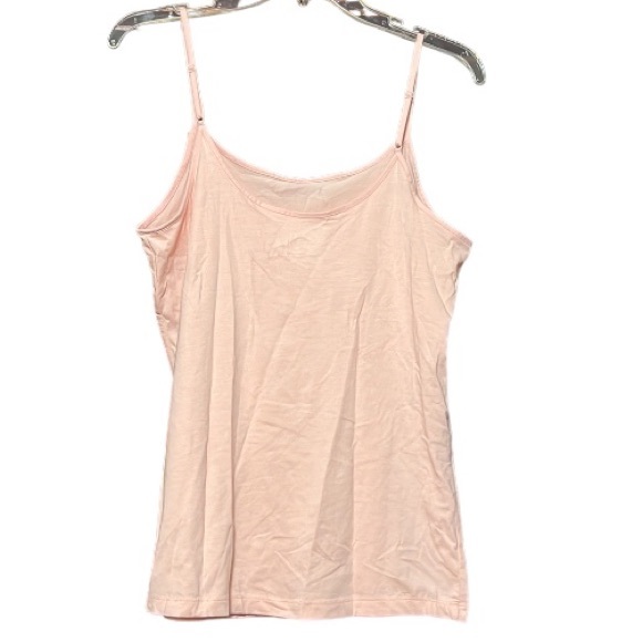 ⭐️ Time & Tru NWT pastel pink cami tank top sleeveless adjustable straps L - Picture 2 of 16